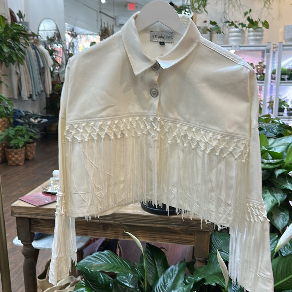 EastnWest Wifey Jacket with Macrame - Picture 3 of 4
